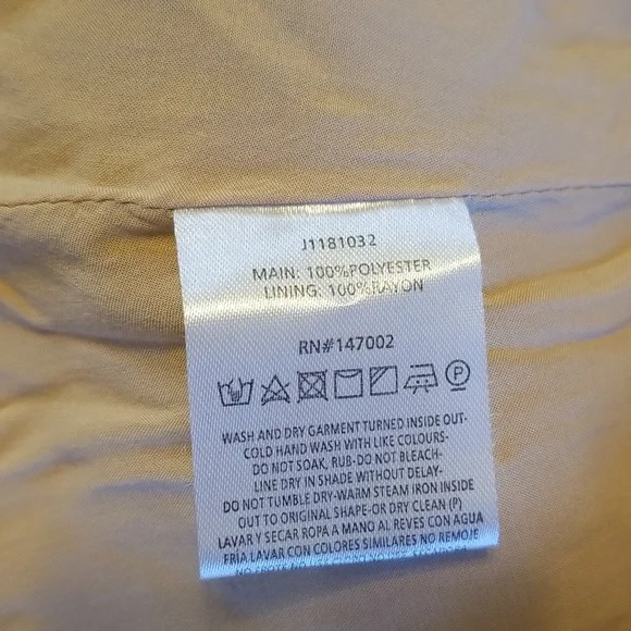 The Jetset Diaries Floral Long Sleeve Maxi Dress Tan Black Below Knee Size Small - Picture 14 of 14